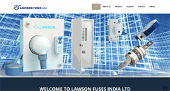 Desktop Screenshot of lawsonfuses-india.com