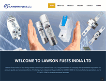 Tablet Screenshot of lawsonfuses-india.com